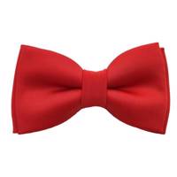 پاپیون ساتن ساده هکس ایران قرمز Hextie Simple Red Satin Bowtie