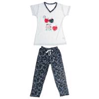 تی شرت و شلوار دخترانه پی جامه 5476 Pijame 5476 T-shirt And Pants For Girls