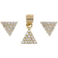 نیم ست طلا 18 عیار رزا مدل SG02 Rosa SG02 Gold Half Set
