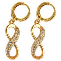 گوشواره شهر شیک مدل SH515 طرح بینهایت Shahr Shik SH515 Infinite Earring