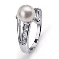 انگشتر مروارید الیور وبر مدل دٌر واره 2444L سایز 8 Oliver Weber 2444L Pearly Ring Size 8