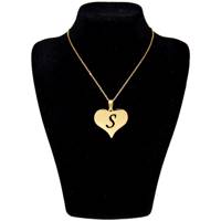 گردنبند آی جواهر طرح S و قلب کد 11560GH