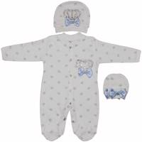 ست لباس نوزادی ادا بیبی مدل 9157Blue EdaBaby 9157Blue Baby Clothes Set