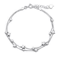 پابندنقره شهر جواهر مدل SJ-AN013 Shahrejavaher SJ-AN013 Silver Anklet