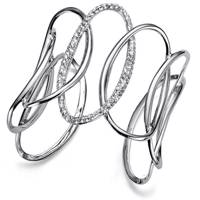 دستبند النگویی کریستال الیور وبر مدل ابدی 2836 Oliver Weber 2836 Forever Crystal Bracelet