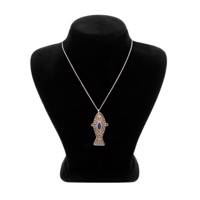 گردنبند نقره 925 عیار سیم و گوهر مدل SLN130 Simogohar SLN130 Silver Necklace