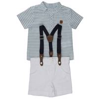 ست لباس پسرانه منا رزا مدل 15036 Monna Rosa 15036 Baby Boy Clothing Set