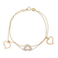 دستبند طلا 18 عیار ماهک مدل MB0268 Maahak MB0268 Gold Bracelet