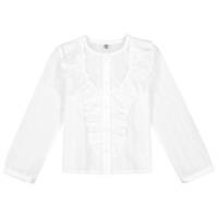 شومیز نخی آستین بلند دخترانه دایان مدل 101140 Dayan 101140 Cotton Long Sleeve Shirt For Girls