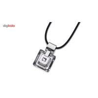 آویز کریستال الیور وبر استیل مربع 66017 66017 oliverweber Pendant Square Steel Crystal Saharc