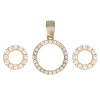 نیم ست طلا 18 عیار ماهک مدل MS0025 Maahak MS0025 Gold Half Set