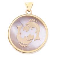 آویز گردنبند طلا 18 عیار مرجان مدل 0122 Marjan 0122 Gold Necklace Pendant Plaque