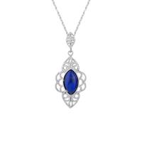 گردنبند نقره 925 عیار سیم و گوهر مدل SLN107 - Simogohar SLN107 Silver Necklace