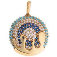 آویز گردنبند طلا 18 عیار ماهک مدل MM0575 Maahak MM0575 Gold Necklace Pendant Plaque