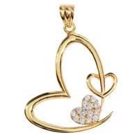 آویز گردنبند طلا 18 عیار ماهک مدل MM0577 Maahak MM0577 Gold Necklace Pendant