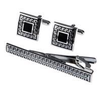 دکمه سر دست و گیره کراوات جی دبلیو ال مدل CL14021 JWL CL14021 Cufflinks