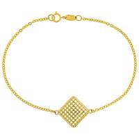 دستبند طلا 18 عیار ماهک مدل MB0219 Maahak MB0219 Gold Bracelet