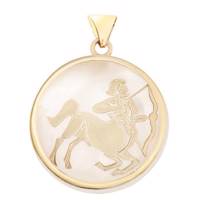 آویز گردنبند طلا 18 عیار مرجان مدل 0115 Marjan 0115 Gold Necklace Pendant Plaque