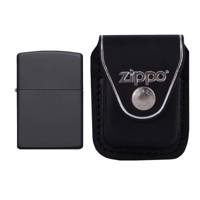 فندک زیپو مدل Regular Black Matte کد 218