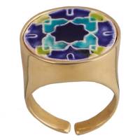 انگشتر برنجی گالری ایران تاج کد 245005 - Iran Taj 245005 Brass Ring