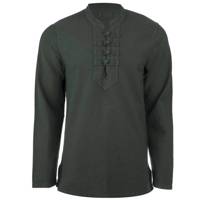 پیراهن چهارگره سبز یشمی - Andya 1 Long Sleeve Shirt For Men