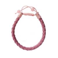 دستبند چرمی آتیس کد I800Tie - pink Atiss I800Tie - pink Leather Bracelet