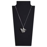 گردنبند نقره فر گالری مدل ماهی سیاه کوچولو کد MO00099N Far Gallery The Little Black Fish MO00099N Silver Necklace