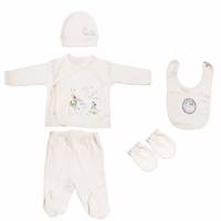 ست لباس نوزادی بیتوف مدل 862Blue Bebitof 862Blue Baby Clothes Set