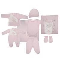 ست لباس نوزادی کارامل مدل ZK2633 Caramell ZK2633 Baby Clothes Set