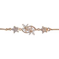 دستبند گره کرواتی سین گالری مدل گلدن فلاور کد sd266 Golden Flower bracelet sd266