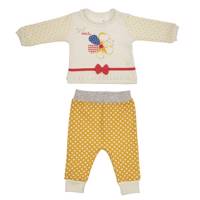 ست لباس نوزادی کارامل مدل TKK3177Y - Caramell TKK3177Y Baby Clothes Set