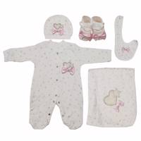 ست لباس نوزادی ادا بیبی مدل 1187White EdaBaby 1187White Baby Clothes Set