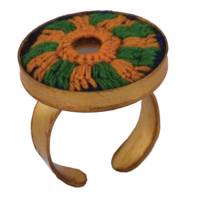 انگشتر سوزن دوزی گالری آرژه طرح آفتابگردان مدل 00-28 - Arzhe 28-00 Sunflower Needlework Bracelet