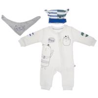ست لباس نوزادی تونگز مدل L1019G Tongs L1019G Baby Clothes Set