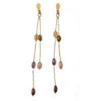 گوشواره طلا 18 عیار گالری آمانژ مدل D111