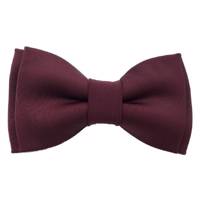 پاپیون ساتن ساده هکس ایران مدل PS-ZRSHK - Hextie Simple Crimson Satin Bowtie