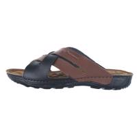 صندل مردانه مسعود مدل 903 مشکی عسلی Masoud 903 Sandals For Men