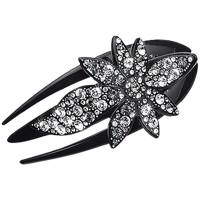 گیره مو الیور وبر مدل 001 74027 Flower Crystal Diamond Oliver Weber 74027 001 Flower Crystal Diamond Hair Clip