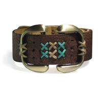 دستبند چرم طبیعی دانوب مدل بوف کد -Br-S-0070 Boof-Br-S-0070 Danube Leather Bracelet