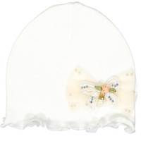 کلاه نوزادی آلبی ماما مدل Lace Bow 48052 Albimama Lace Bow 48052 Baby Hat