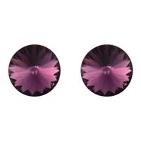 گوشواره میخی الیور وبر مدل Amethyst 21022-204 Oliver Weber 001 Amethyst 21022-204 Earring