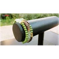 دستبند زیورآلات خرداد مدل فنری سه ردیفه کد Khordad_340B