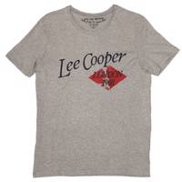 تی‌شرت مردانه لی کوپر مدل LOGOTEE-GRY LCM 242077 LEE COOPER TSHIRT LOGOTEE-GRY LCM 242077