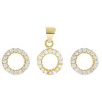 نیم ست طلا 18 عیار رزا مدل SG52 Rosa SG52 Gold Half Set