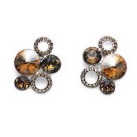 گوشواره الیور وبر مدل توپاز کومبو 5541-246 Earring Combo rhod. lt. col. topaz