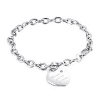 دستبند گالری شمرون آویز قلب کد BNG143S0