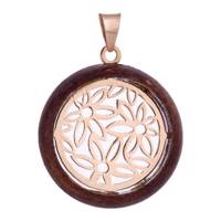 آویز گردنبند طلا 18 عیار ریمو گالری مدل 10447 Rimu Gallery 10447 Gold Necklace Pendant Plaque