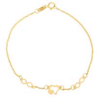 دستبند طلا 18 عیار شانا مدل B-SG140 Shana B-SG140 Gold Bracelet