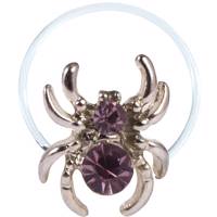 انگشتر پا طرح عنکبوت نگین دار مدل Toe Ring1